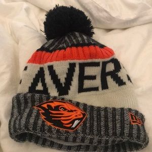 Never used beaver beanie